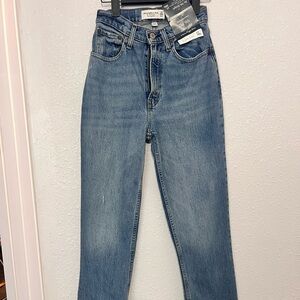 Abercrombie & Fitch Light Blue Straight Leg Jeans